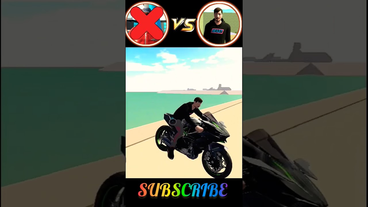 Franklin Vs Mr.Beast Ramp Challenge in Egypt City /  Indian bike 3D game #viral #gta