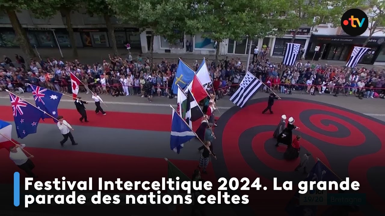 Festival Interceltique 2024. La grande parade des nations celtes