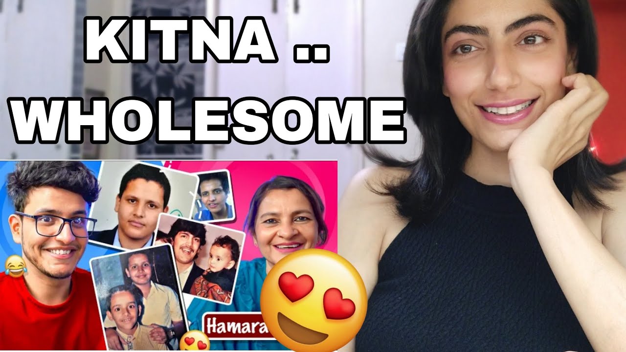 Kaju Katli Face Reveal ??  | Reacting to @triggeredinsaan 's  Childhood Photos