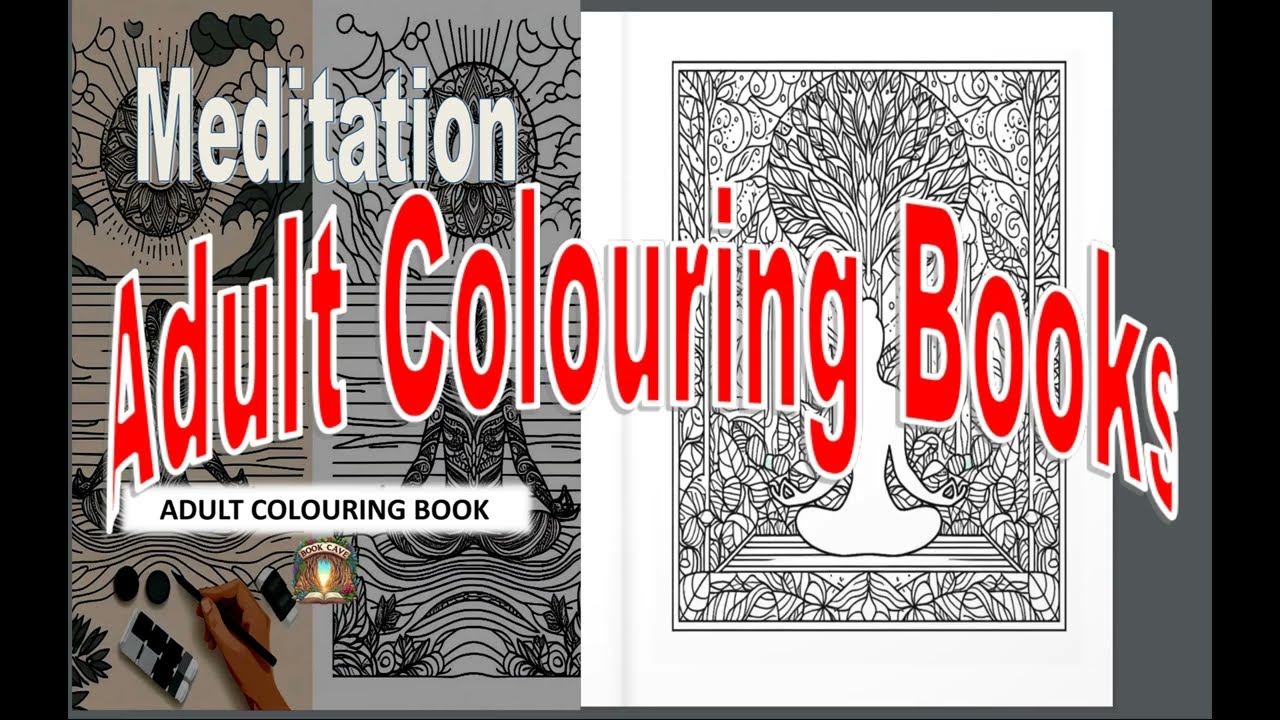 Adult Colouring Book - Meditation  