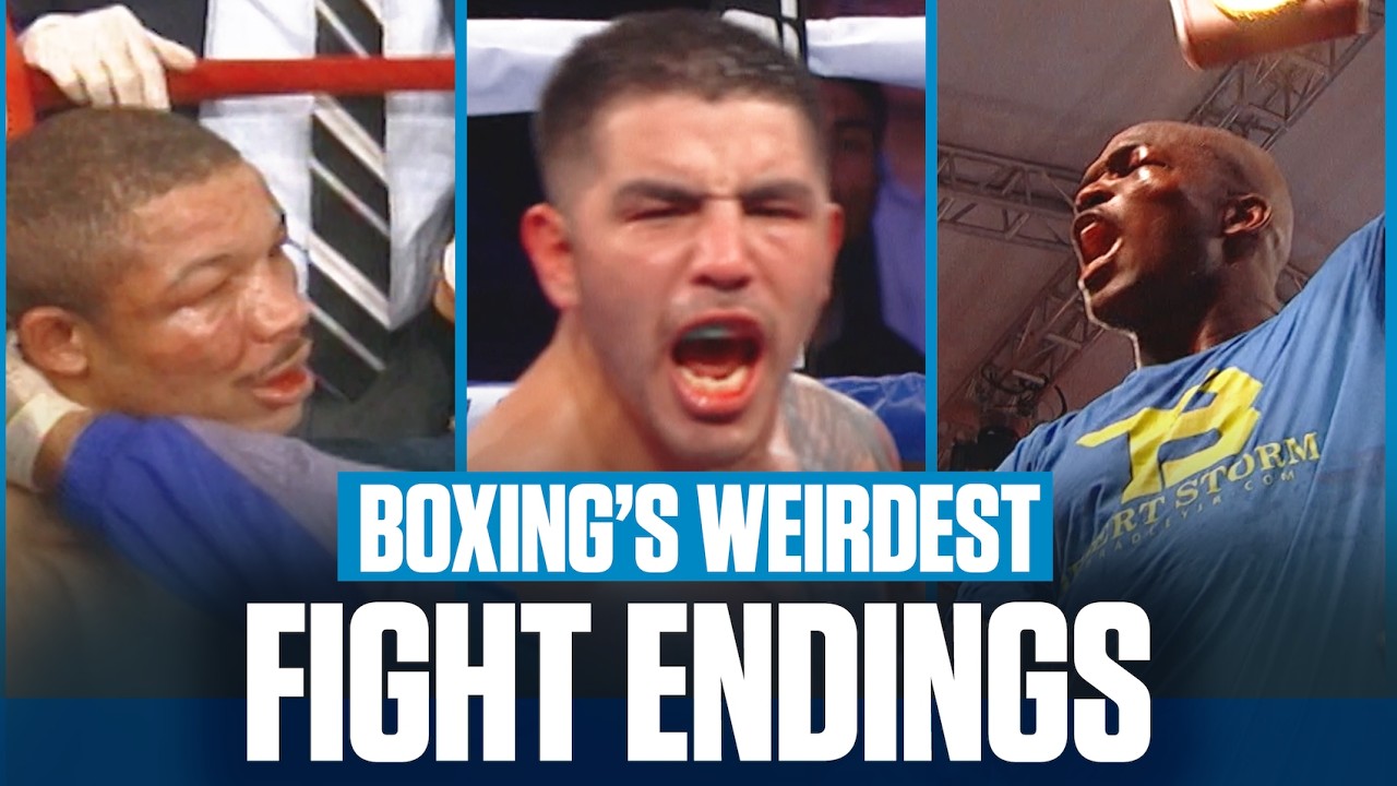 Top Five Weirdest Endings in Boxing!