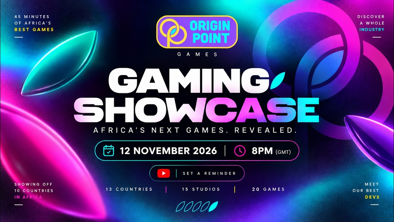 Origin Point Games Showcase 2026 | Africa's Broadcast-Quality Games Showcase