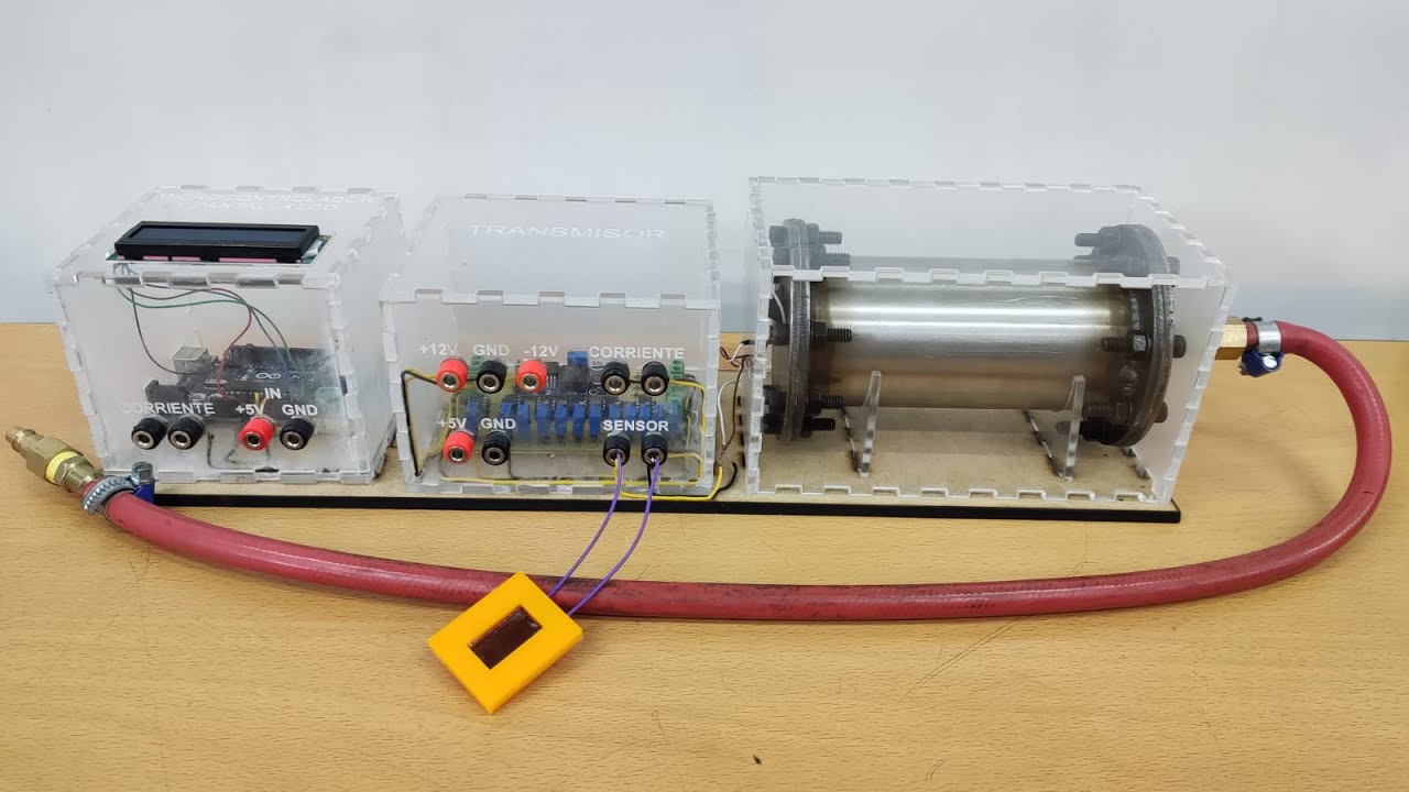 Implementación de un transmisor de presión utilizando un sensor de grafeno.