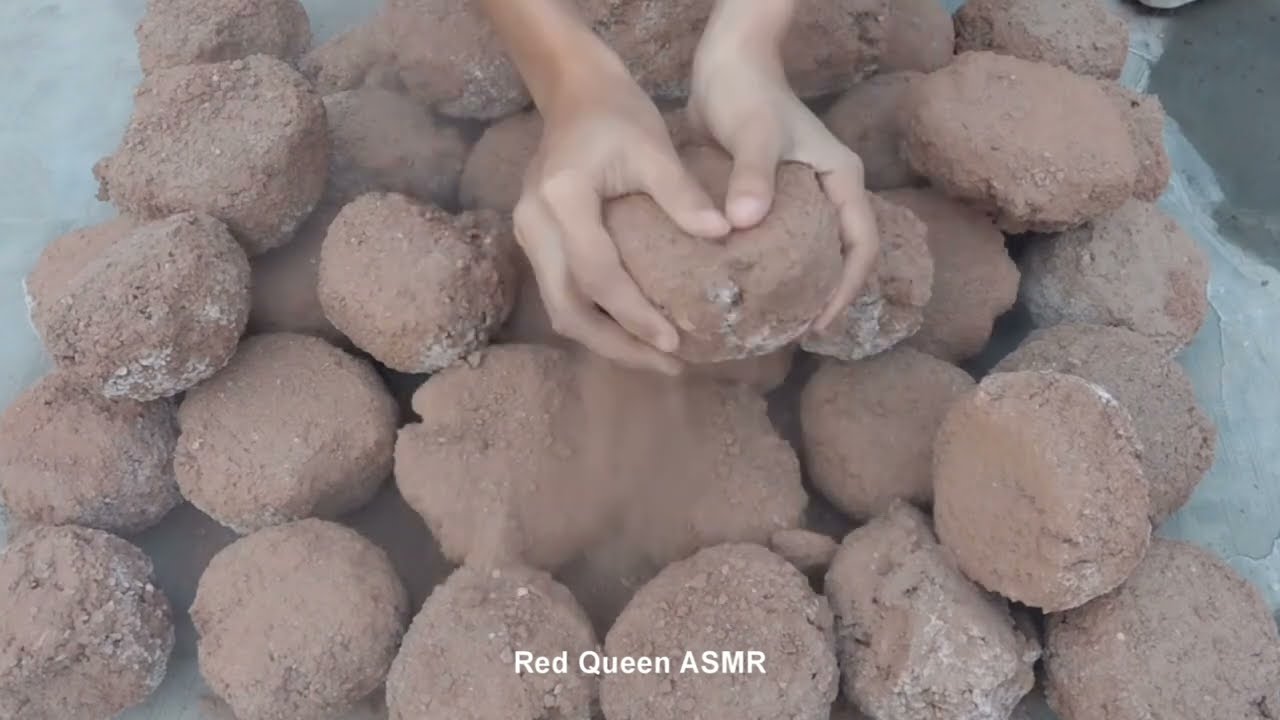 Have you watched this Red gritty dirt floor crumbling?