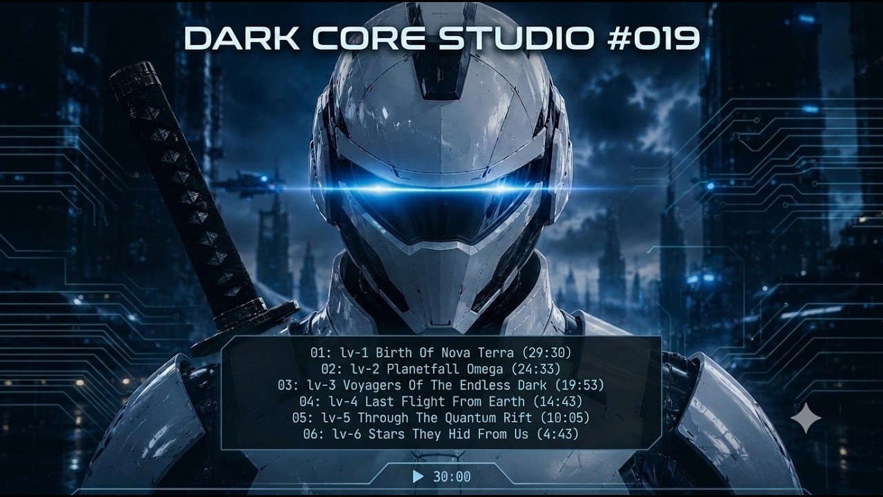 DARK CORE STUDIO #019 | NOVA TERRA: BIRTH OF A NEW CIVILIZATION | Epic Sci-Fi Metal Playlist