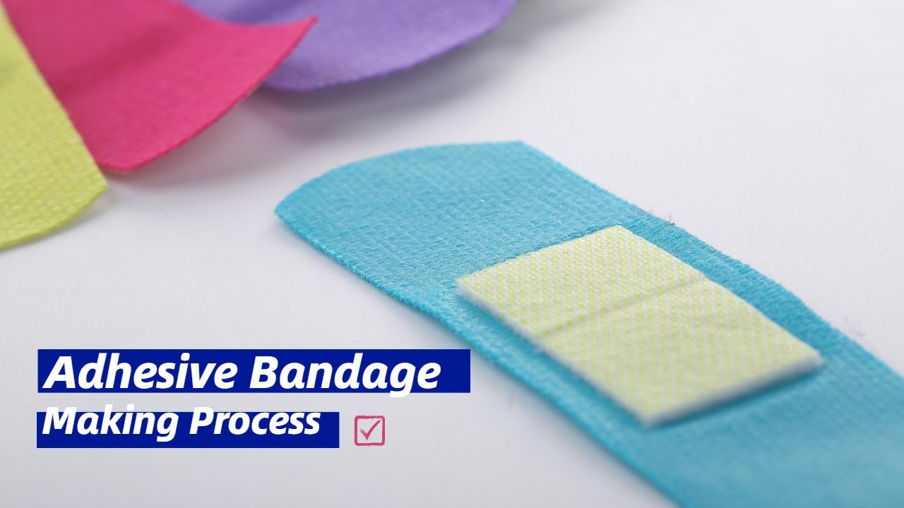 The adhesive bandage making process