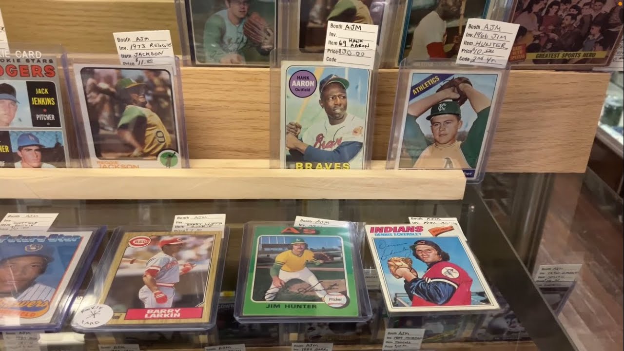 SPORTS CARDS FOUND AT THE BIGGEST ANTIQUE MALL IN PENNSYLVANIA! Weekend Recap