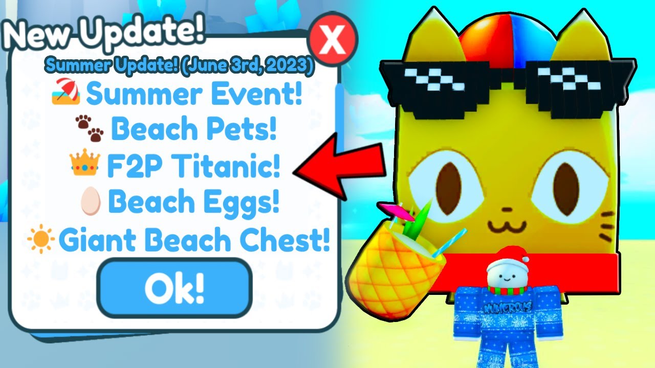 The SUMMER UPDATE is HERE... in Pet Simulator X!