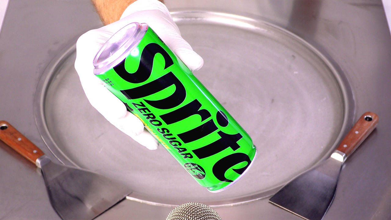 АСМР | Как сделать Sprite Zero — роллы с мороженым | Сытно и вкусно (без разговоров)