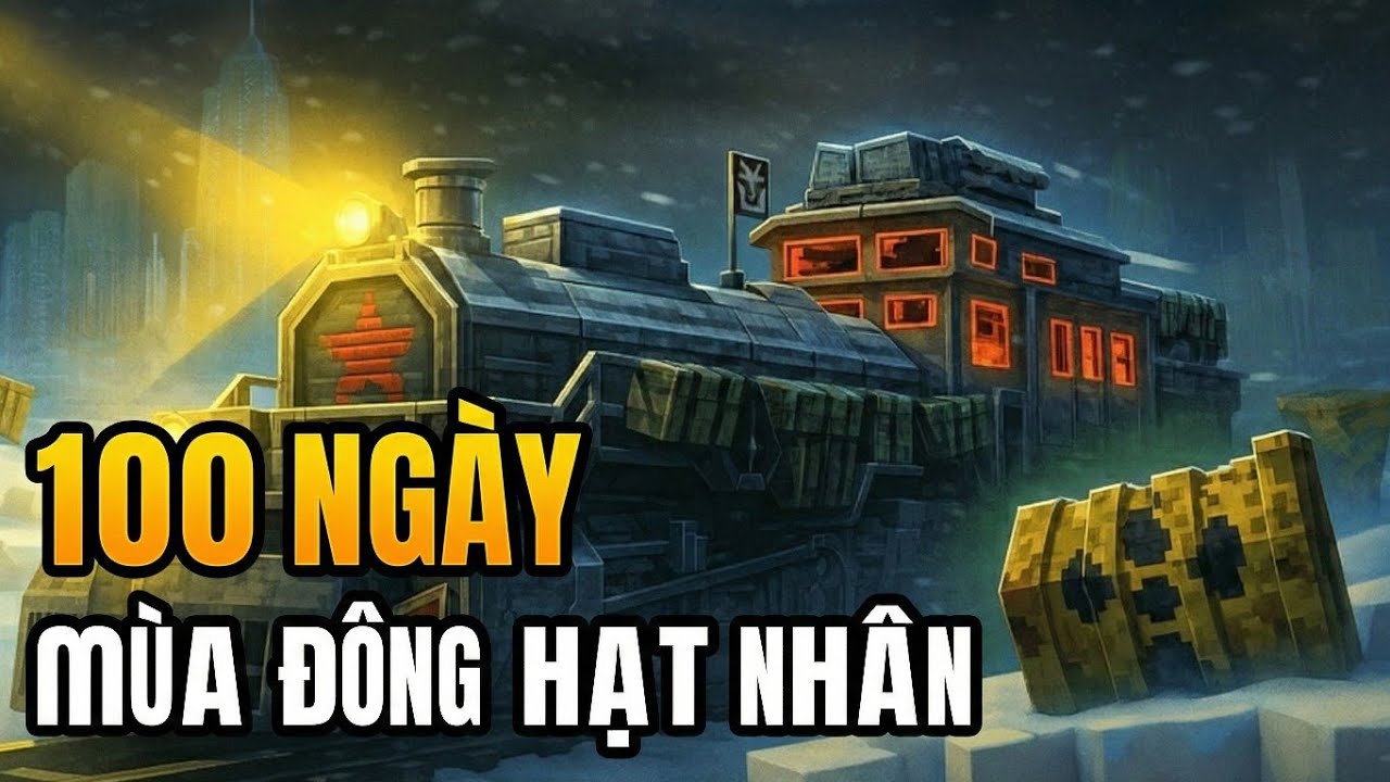 CÁCH TÔI SỐNG SÓT TRÊN TÀU BỌC THÉP TRONG MÙA ĐÔNG HẠT NHÂN | MINECRAFT