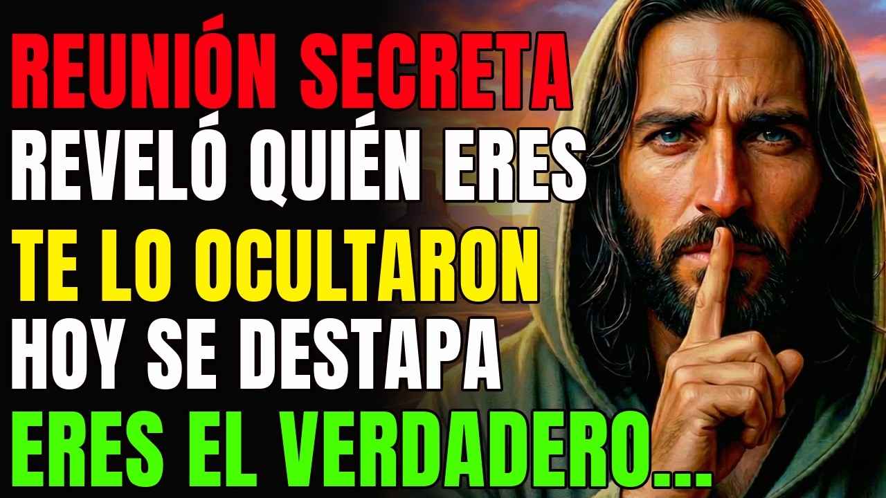 DIOS DICE: REUNIÓN SECRETA REVELÓ TU IDENTIDAD: ERES EL VERDADERO... | MENSAJE DE DIOS HOY.