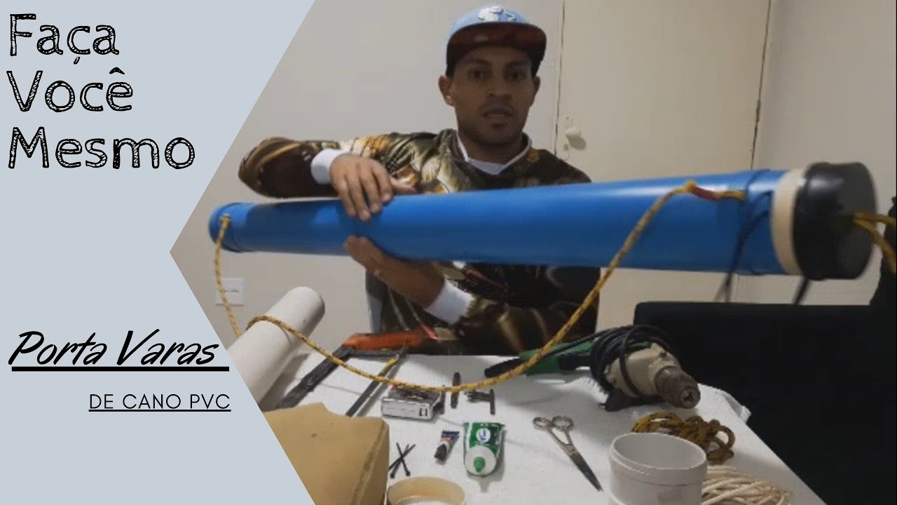 Faça Você Mesmo ( Porta Varas de Cano PVC )