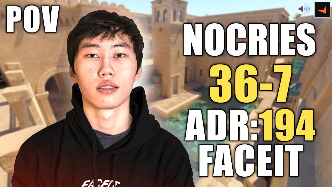 NOCRIES (36-7) OWNED EVERYBODY! | FACEIT POV - CS2
