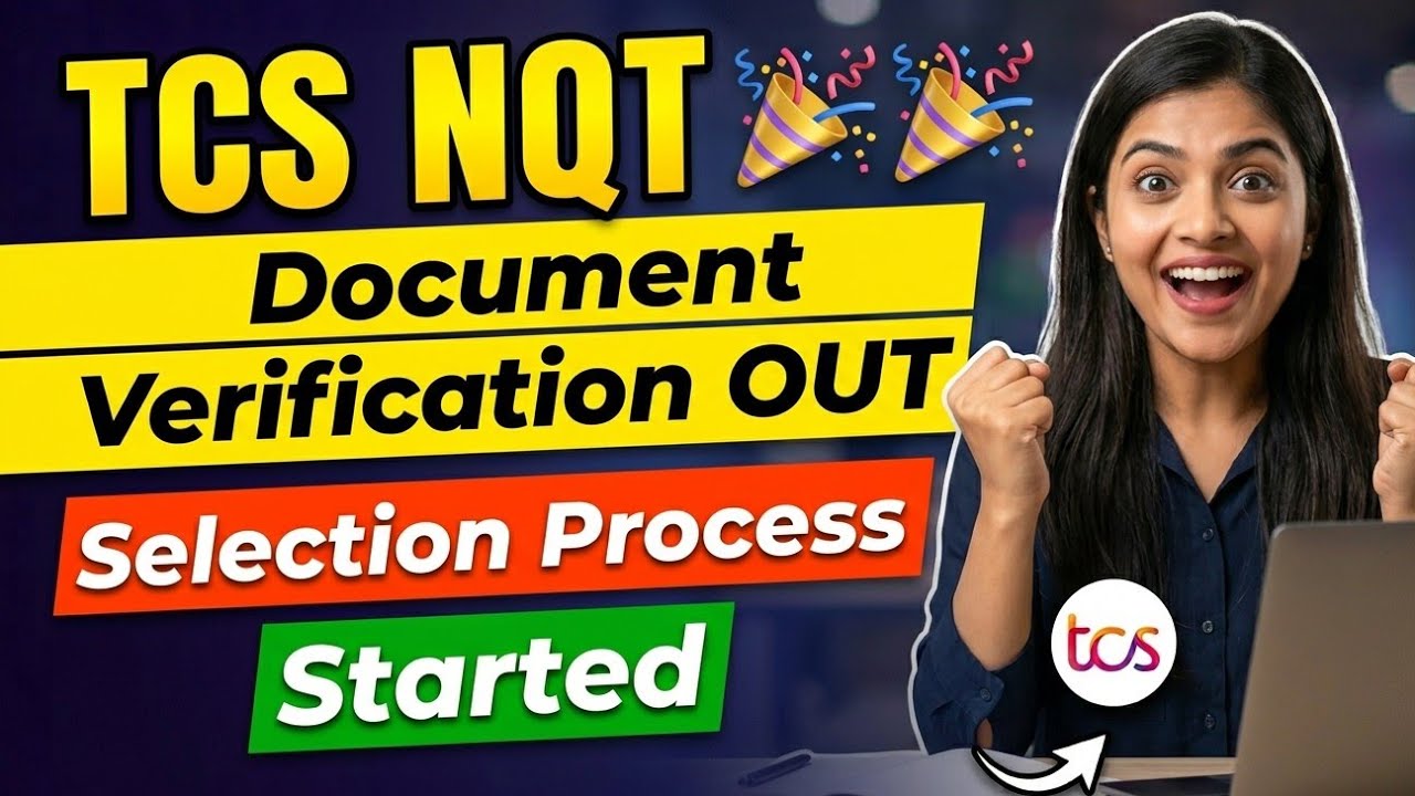 TCS Document Verification Mail Out 🔥 Selection Process Started | Latest Update 2026 #tcs #tcsnqt 