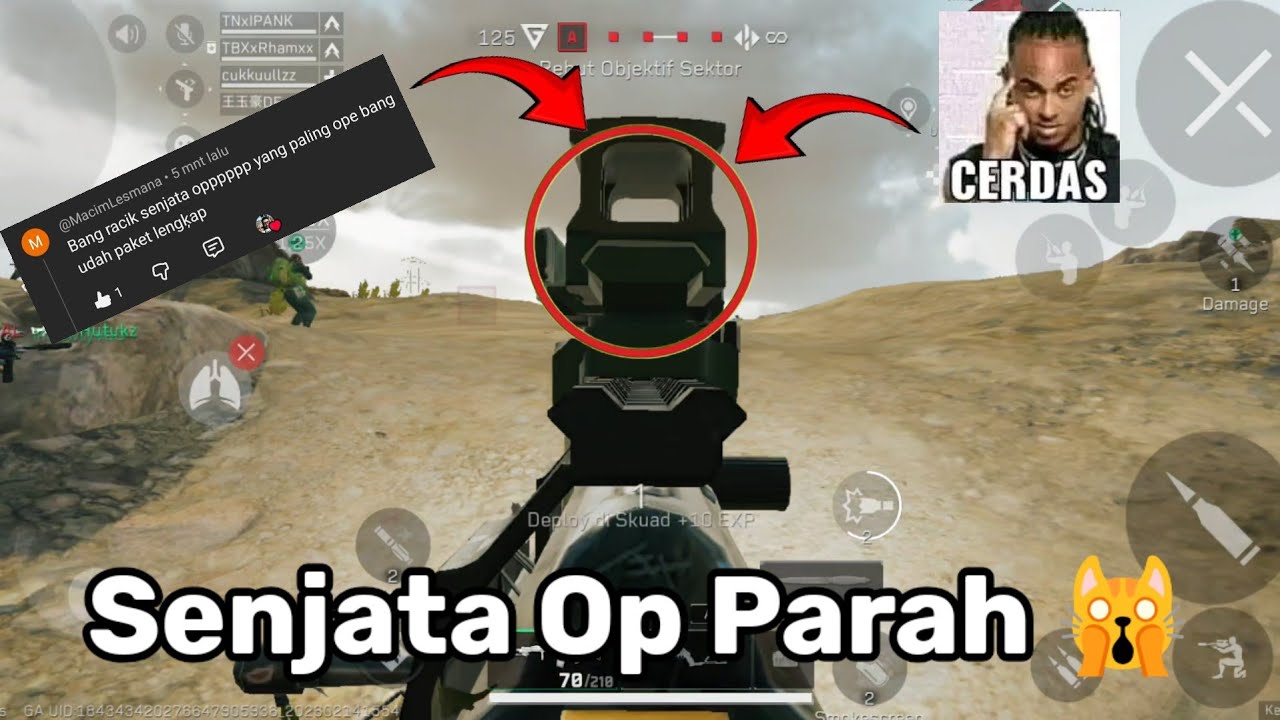 NGERACIK Senjata Yang Paling Oppp parah😱 || Delta force mobile