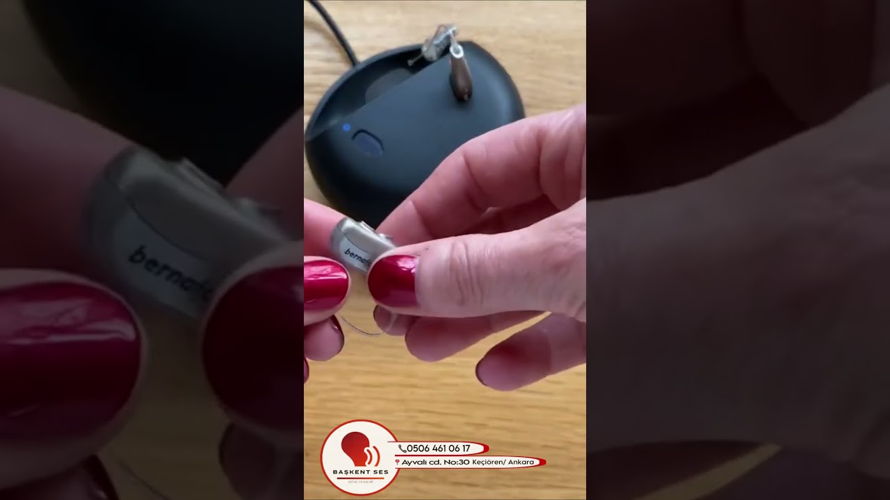 Şarj edilebilir işitme cihazı