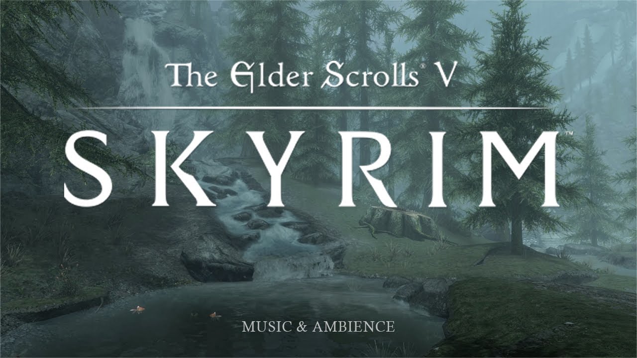 Skyrim - Music & Ambience - 1 Hour Relaxing Gameplay - The Elder Scrolls V