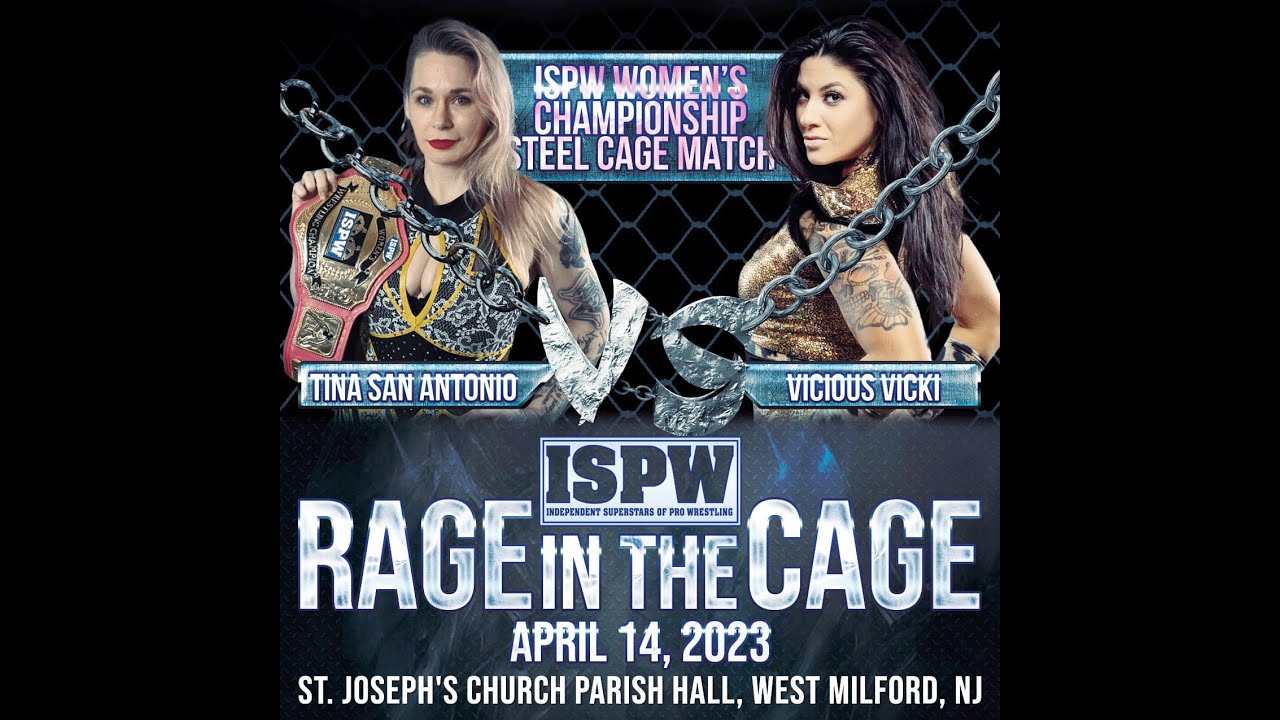 Vicious Vicki VS. Tina San Antonio STEEL CAGE MATCH For The ISPW Women's Championship
