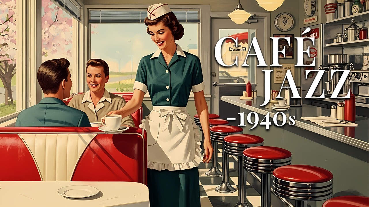 Springtime Retro Café Jazz – Warm 1940s Lounge Music for a Cozy Morning