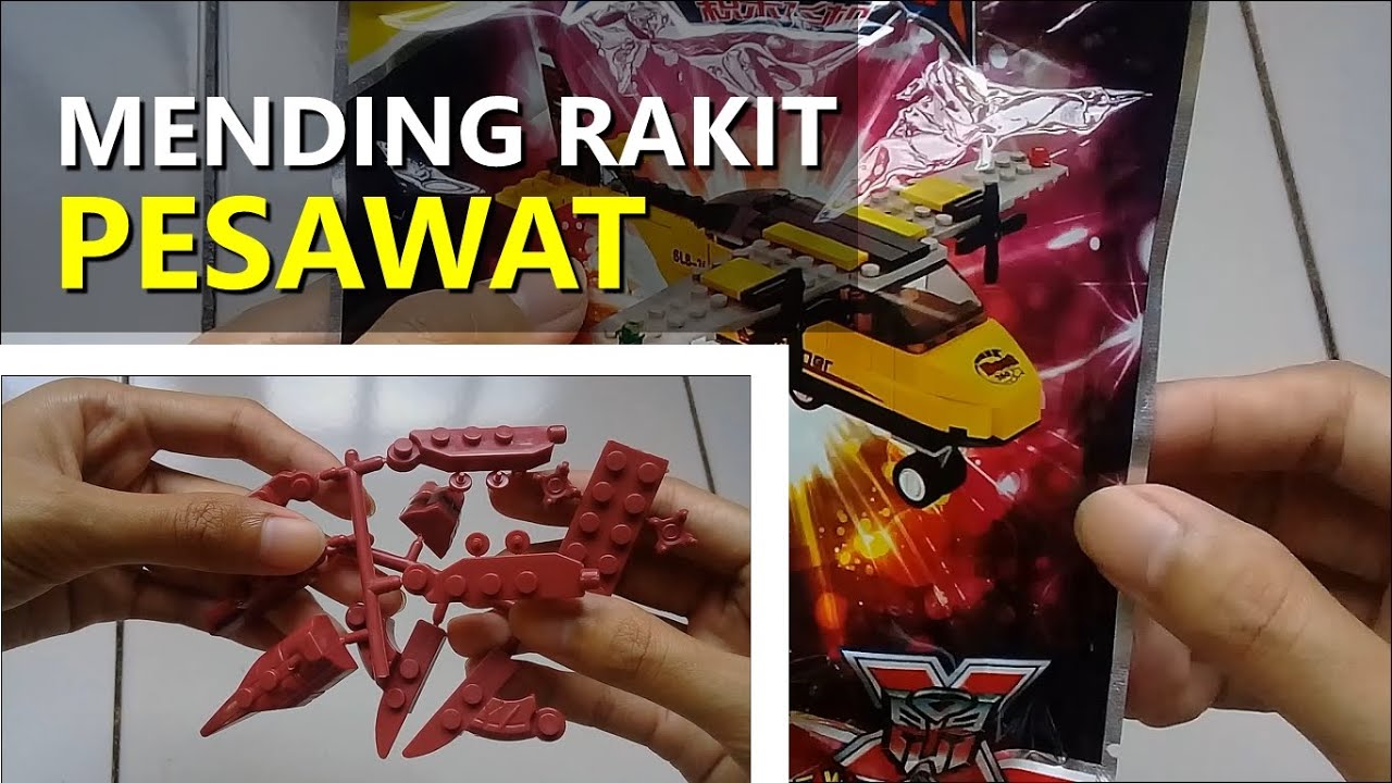 RAKIT PESAWAT MAINAN