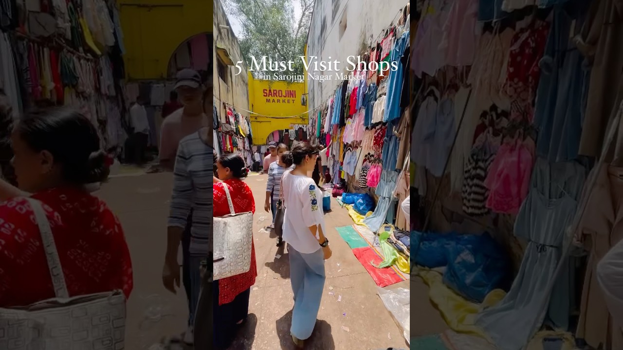 5 Must Visit Shops in Sarojini Nagar Market #sarojininagar #streetshopping #partywear #snehalmishra