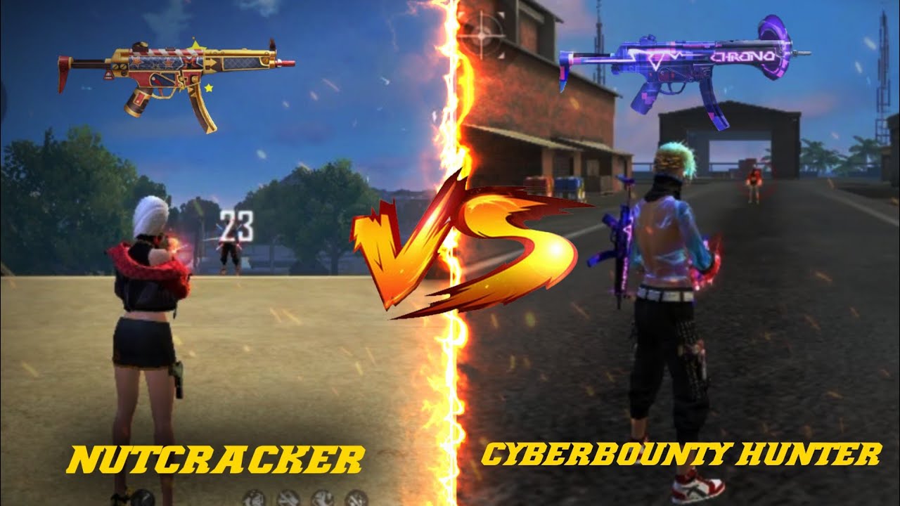 MP5 - NUTCRACKER VS MP5 - CYBERBOUNTY HUNTER DAMAGE ABILITY TEST BEST MP5 SKIN ||SOUMITRA GAMING