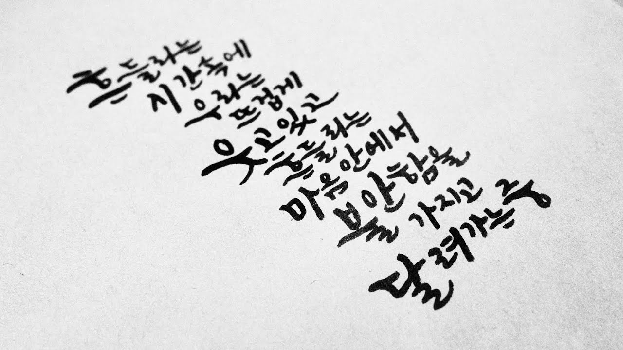 흔들리는 시간 속에