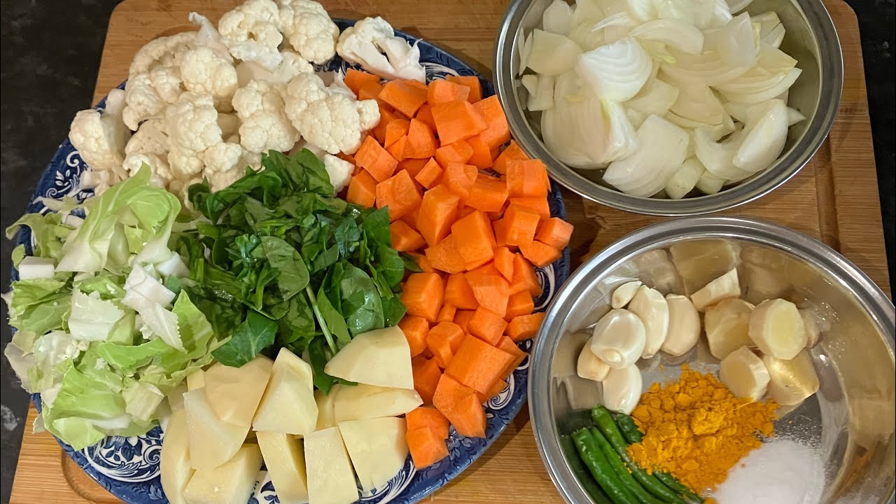 Easy Palak Gajar Gobhi Recipe ✅ Mixed veg curry / Healthy Recipe Winter Special @S.k.indian.Cooking 