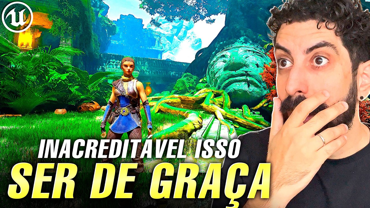 A Epic Games simplesmente LIBEROU DE GRAÇA esses itens para você usar com Unreal Engine 5