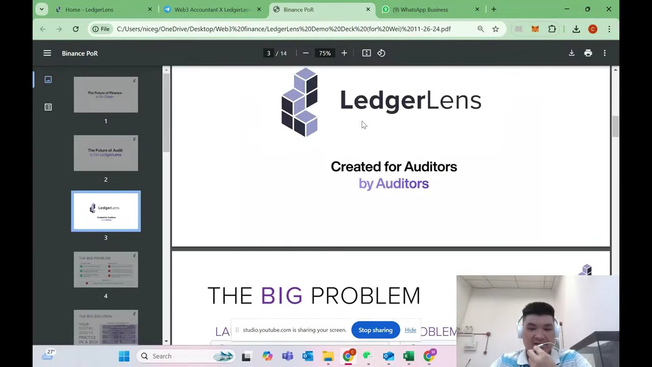 The only Crypto Audit SAAS (LedgerLens)