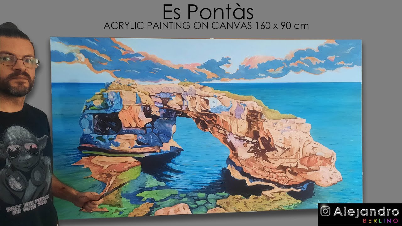 ES PONTAS - Mallorca -Acrylic on canvas by Alejandro Berlino