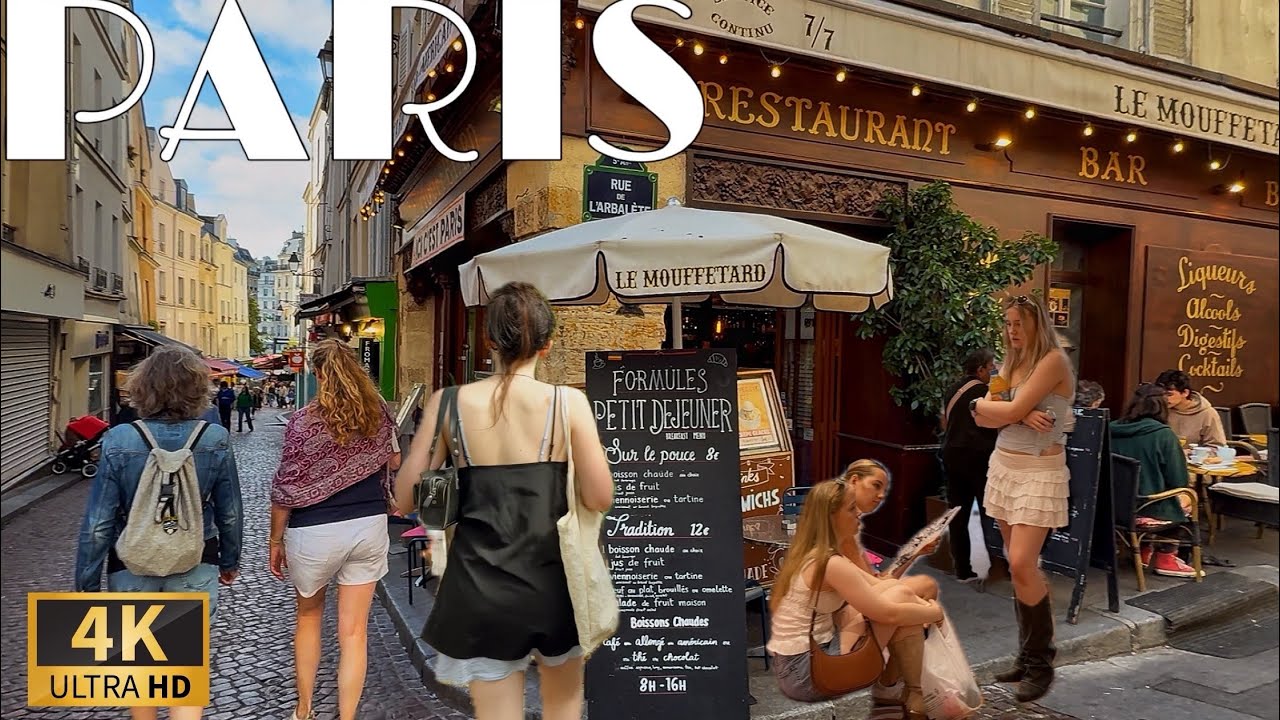 [🇫🇷Paris France 4K 120FPS Walking Tour] Paris Summer Walk  30/AUGUST/2025