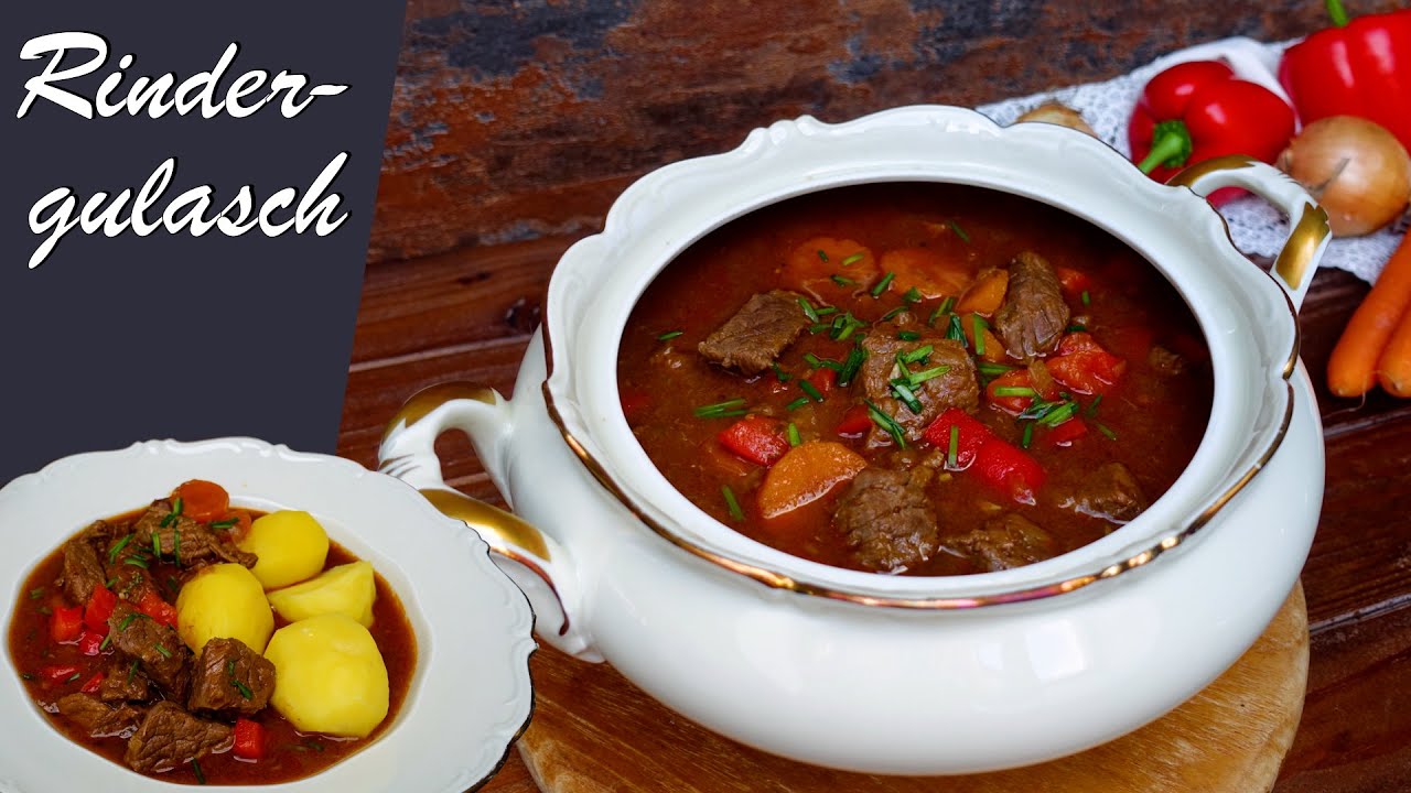 klassisches Rindergulasch | traditionelles Rezept wie bei Oma