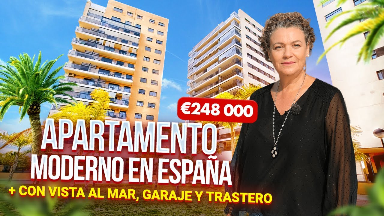 Viviendas en Espa&ntilde;a. 🌴 Piso moderno en Alicante con vistas al mar / Inmobiliaria Alegria ☀️
