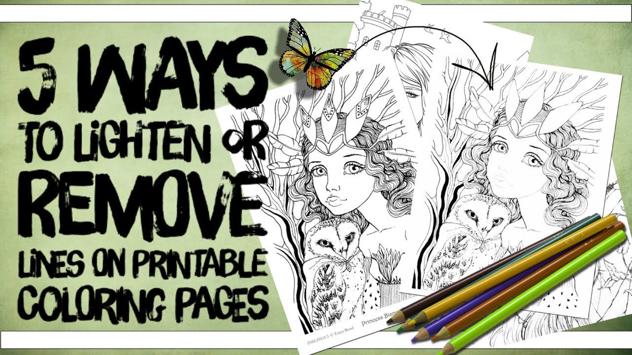 5 ways to lighten or remove lines on printable adult coloring pages