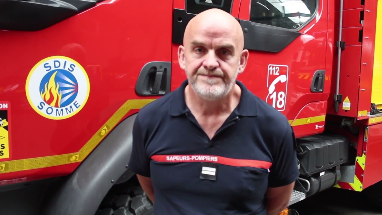 Moreuil/Somme : le lieutenant Ludovic Goblet est intervenu sur les incendies du Maine-et-Loire