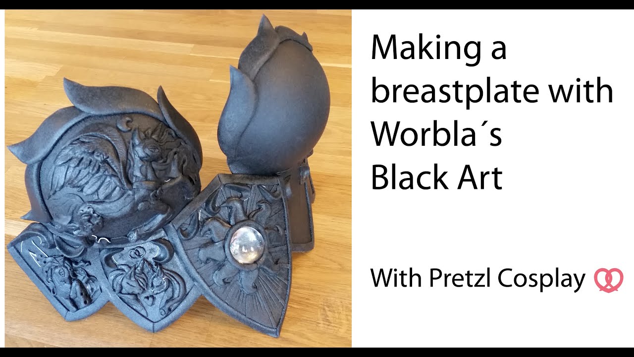 How to make a BREASTPLATE with Black WORBLA for your Princess Celestia cosplay
