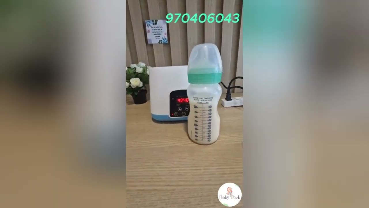 ¿Cómo calentar la leche de tu bebé en el calentador/esterilizador de biberones?