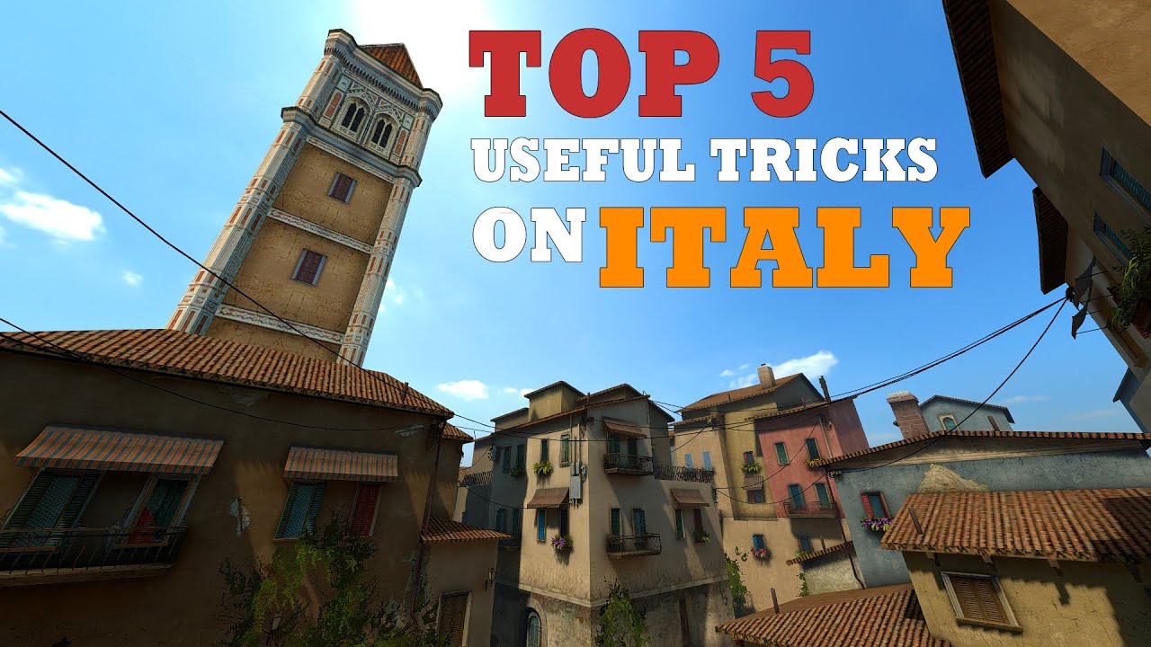CS:GO - TOP 5 USEFUL TRICKS ON ITALY