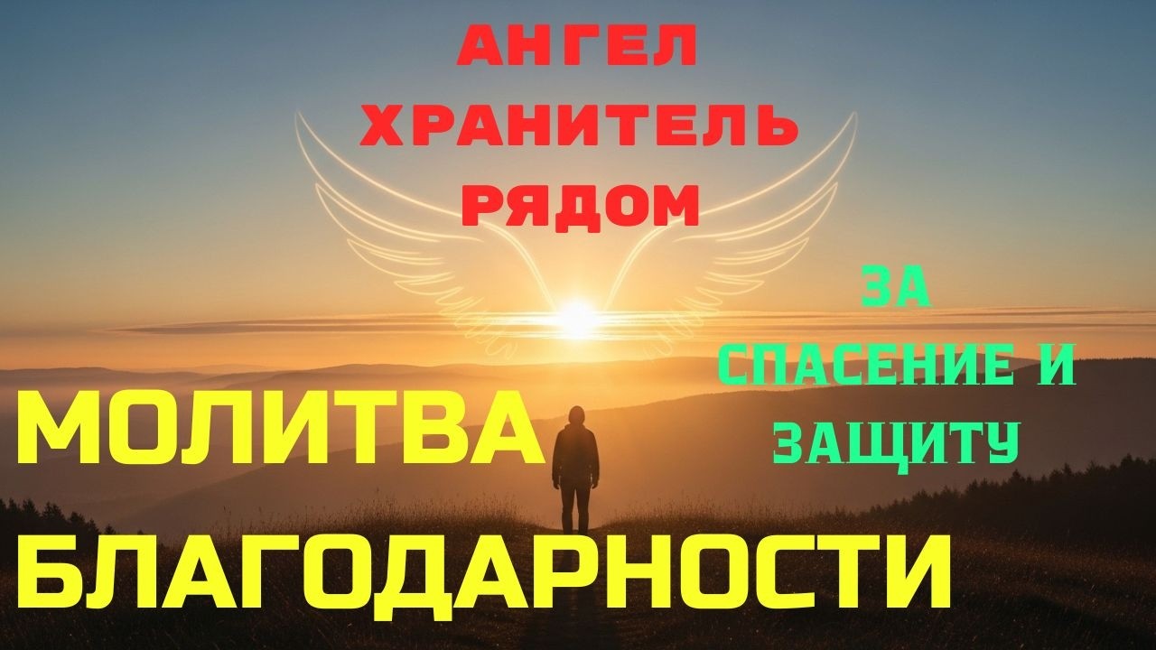 ПОБЛАГОДАРИ АНГЕЛА ХРАНИТЕЛЯ ЭТОЙ МОЛИТВОЙ, ПОСЛЕ КОТОРОЙ ПРИХОДИТ МИР. ОЧЕНЬ ТЕПЛАЯ МОЛИТВА АНГЕЛУ