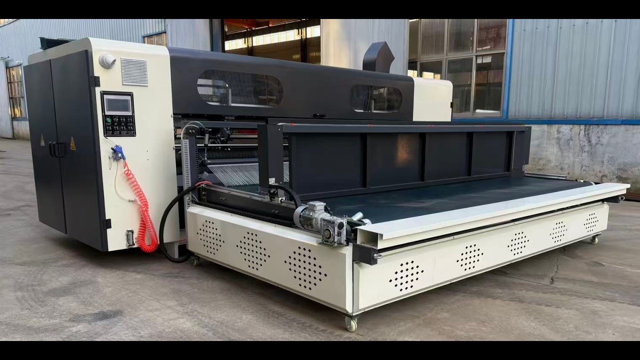 North Pack Lead Edge NC Computer Slitter Scoring Creasing Thin Blade Machine #carton #machine