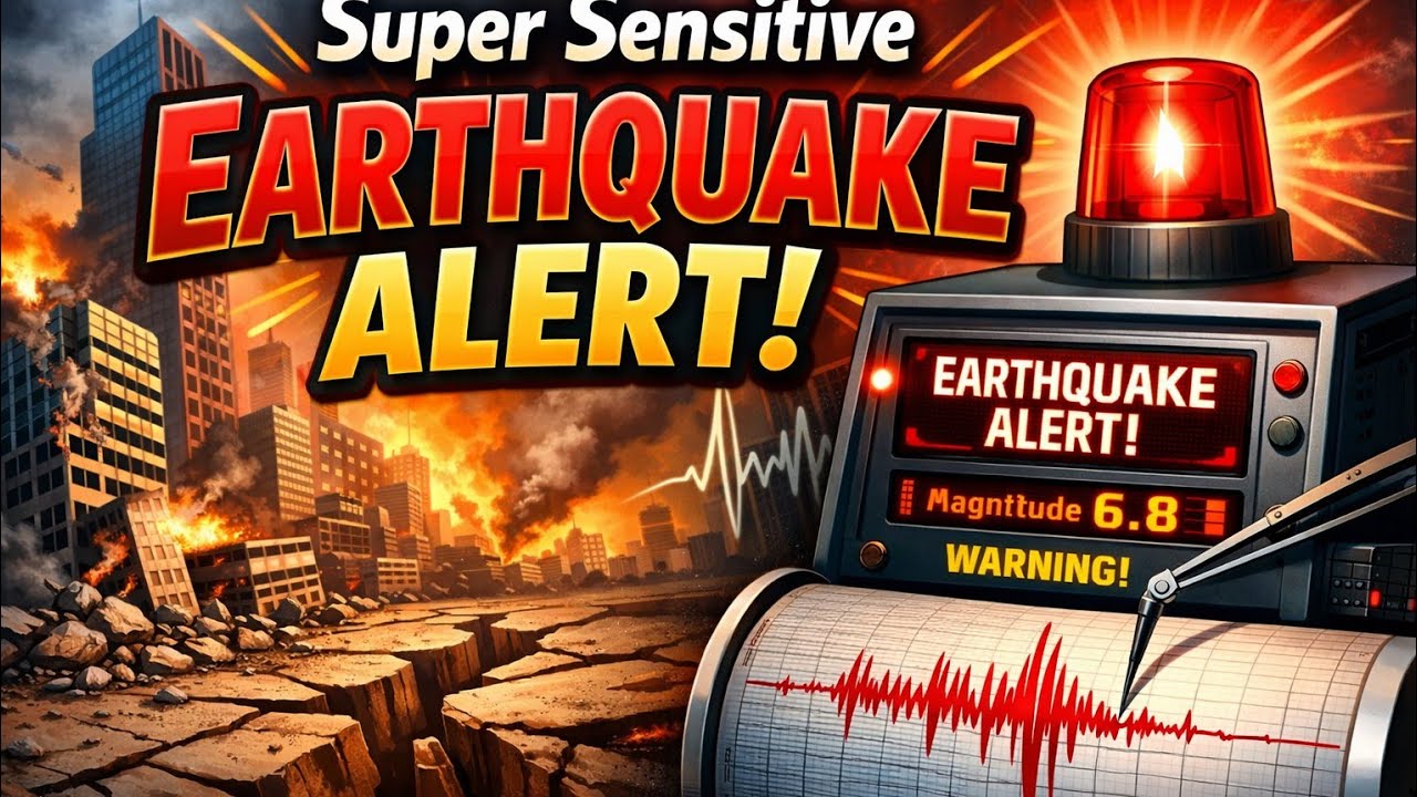 Super Sensitive Earthquake Alert |Diy Electronics |#Diy electronics @Shaktitechshakti 