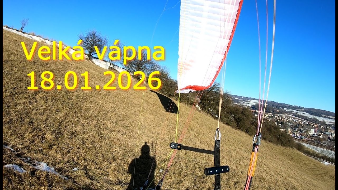 Velká vápna, 18.01.2026, kondiční létání