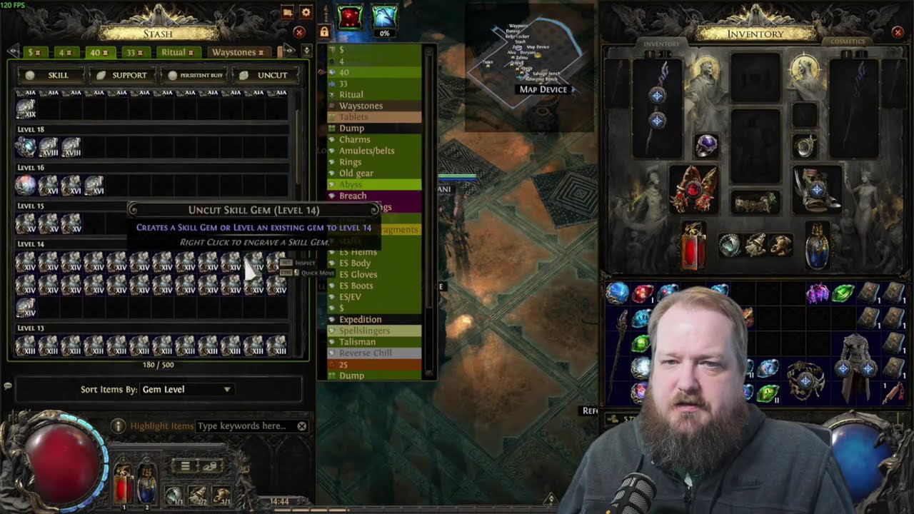 Path of Exile 2 - Spark Blood Mage - Mapping and Temple building