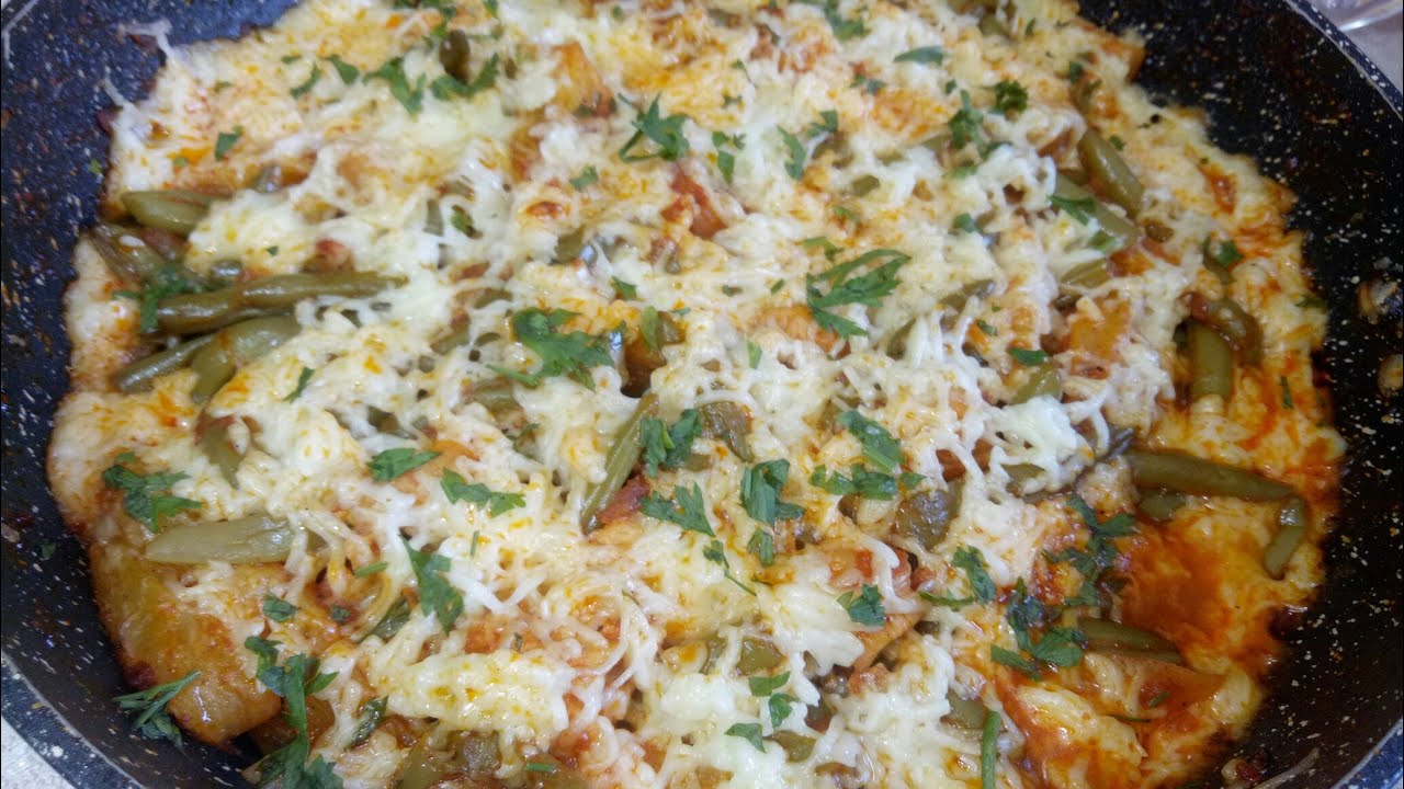 وصفة صيفية بامتياز، باللوبيا ماشطو، غراتان بدون فرن والبنة منحكيلكمش