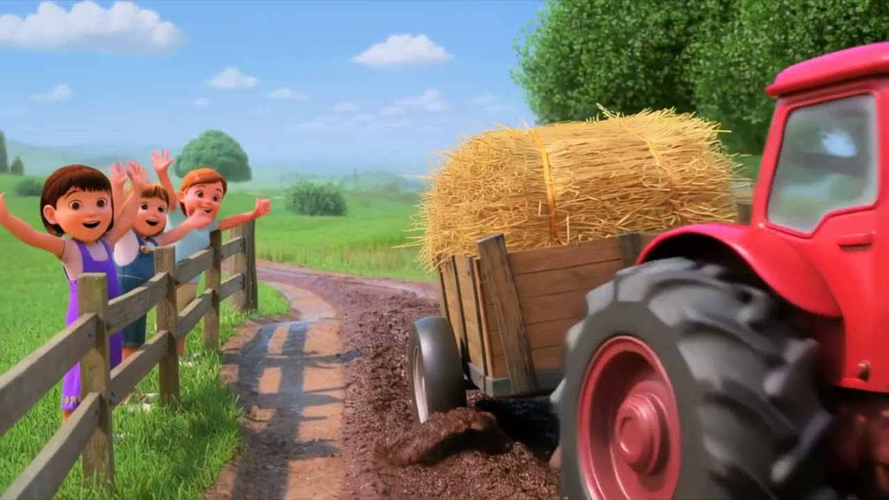 Tractor on the Go! 🚜 | Fun Farm Song for Kids | Preschool Songs & Rhymes