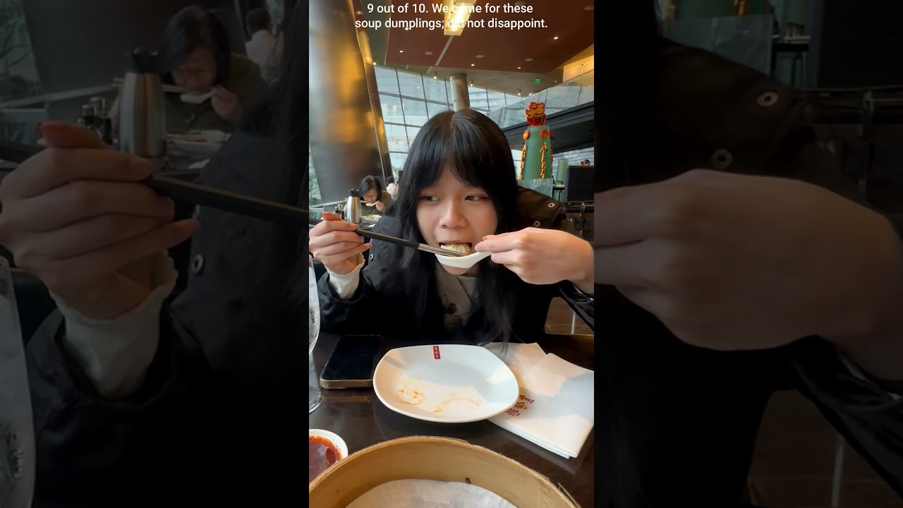 Rating everything we ate at Din Tai Fung @ Aria Las Vegas #trantwins #foodie #dintaifung