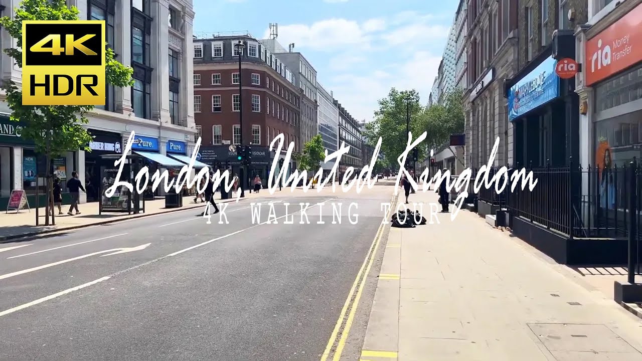 Walking Tour: Church Street Market to Marylebone High Street | London in 4K HDR 🇬🇧