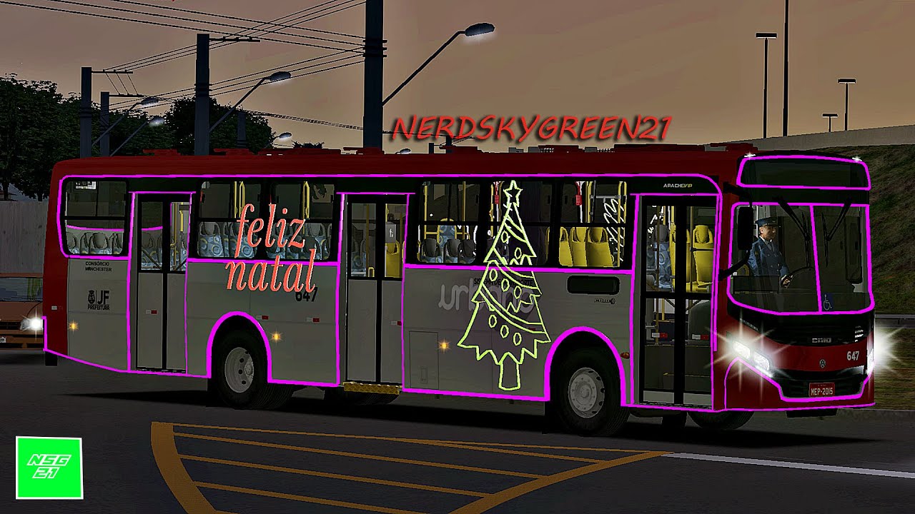 [OMSI 2] ONIBUS TEMÁTICO NATALINO | Caio Apache Vip IV VW 17.230 OD +G27/ FELIZ NATAL 2024