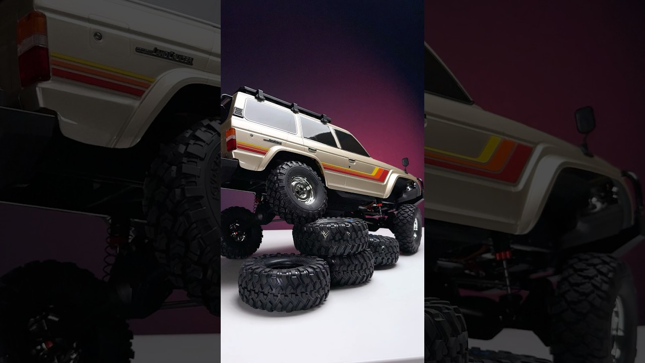 First run of the Kyosho Toyota Land Cruiser 60. Full review — on my channel.
